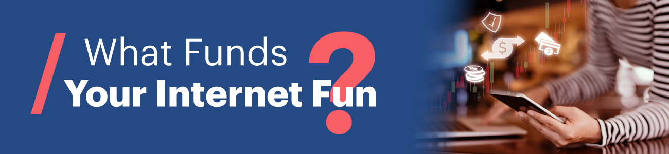 What Funds Your Internet Fun