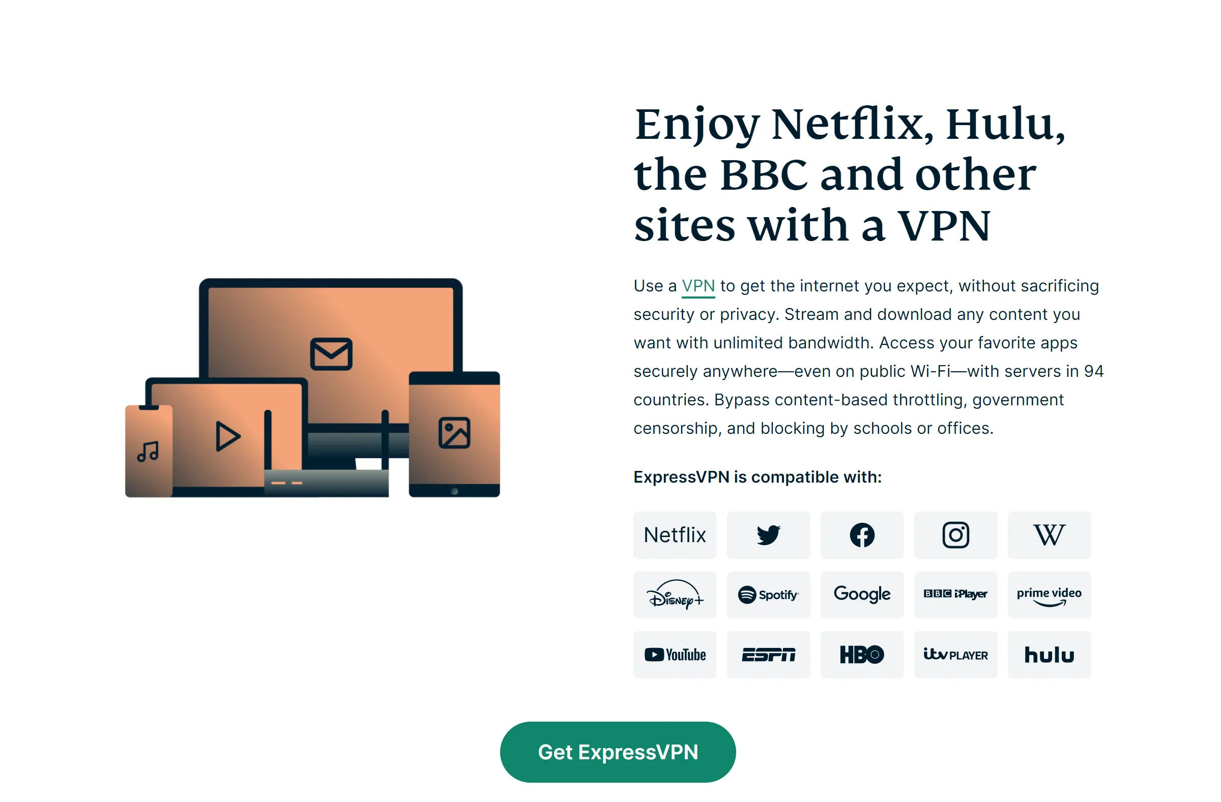 ExpressVPN streaming