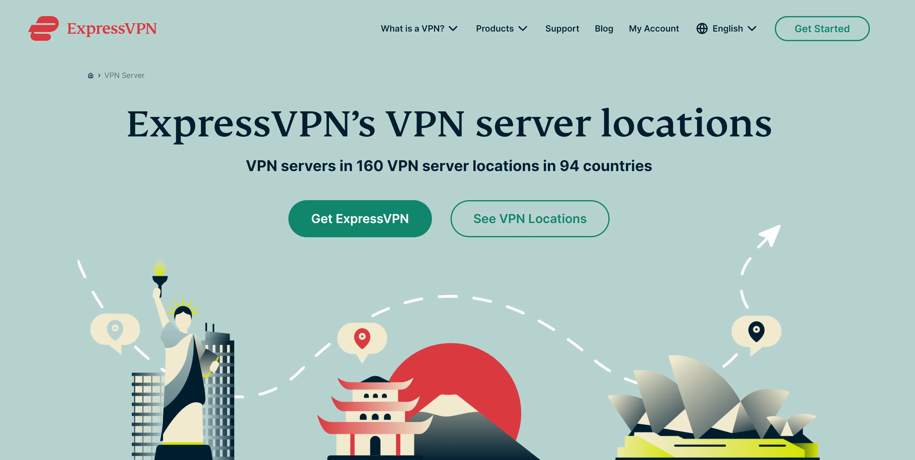 ExpressVPN servers